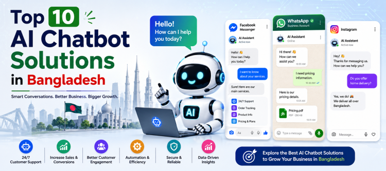 Top 10 AI Chatbot Solutions in Bangladesh